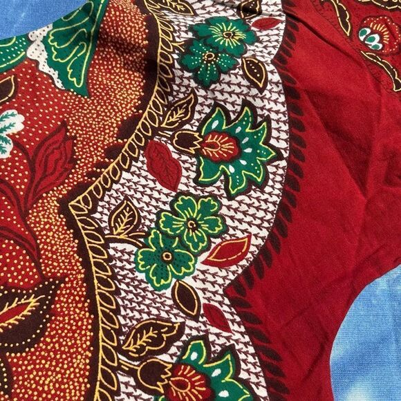 Vintage 70s Boho Hippy Floral Top Size small O/S - Picture 9 of 15